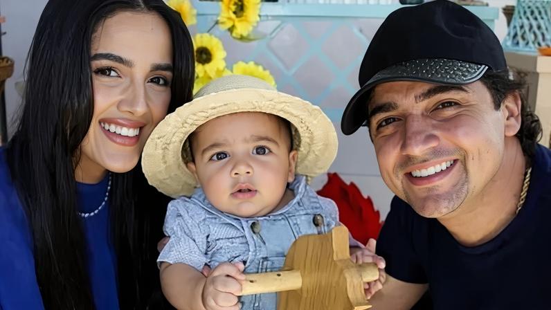 Natanzinho Lima e Karolly Rayssa são pais de Ravi Leão, nascido em janeiro deste ano