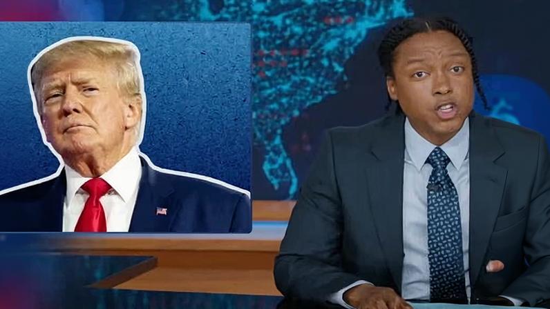 Josh Johnson: ‘All of your supporters in the media, who should have been defending your Iran disaster or your economic disaster, now have to defend this disaster.’ Photograph: Comedy Central