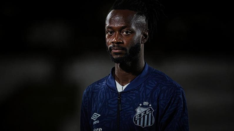 Yusupha Njie não entrou em campo pelo Santos –