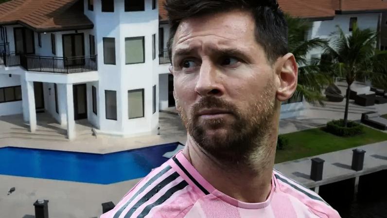 Suíte de 150 m², doca para iates e piscina de frente para o mar: por dentro da mansão bilionária de Lionel Messi na Flórida.
