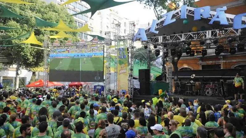 Ponto tradicional de festa em Copas do Mundo, Alzirão teve festa barrada pela prefeitura – Tânia Rêgo/Agência Brasil