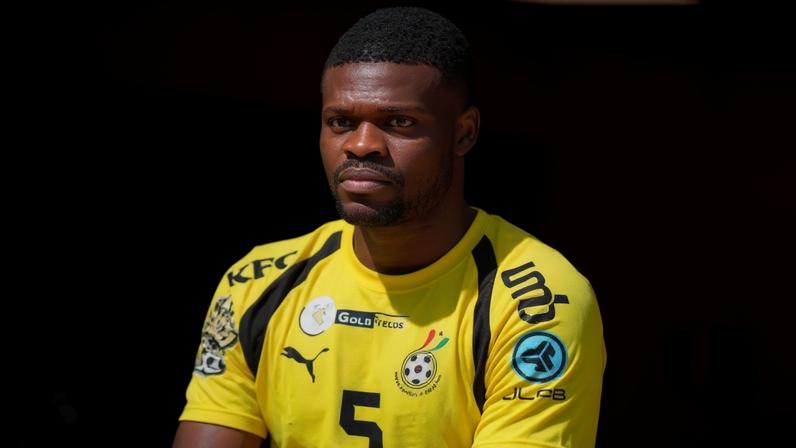 Thomas Partey durante amistoso pela seleção de Gana diante do País de Gales –