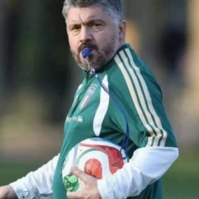Lazio avança para contratar Gattuso, ex-técnico da Itália