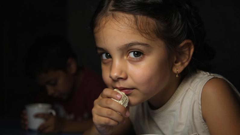 Menina lanchando; merenda; lanche escolar; (Foto: Thinkstock) — Foto: Crescer