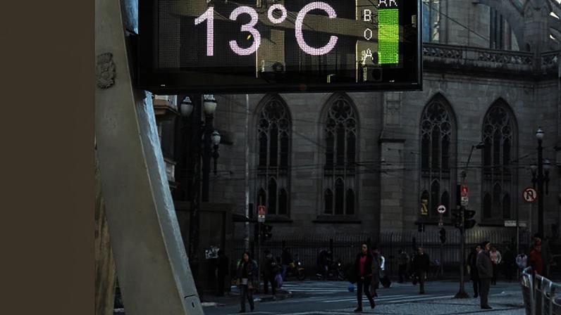 A expectativa é de um inverno com temperaturas menores