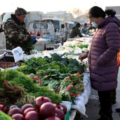 Inflação ao consumidor na China sobe 1,2% em maio, abaixo do esperado