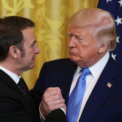Macron recebe Trump em Versalhes após cúpula do G7