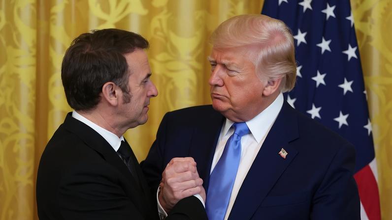 Macron recebe Trump em Versalhes após cúpula do G7
