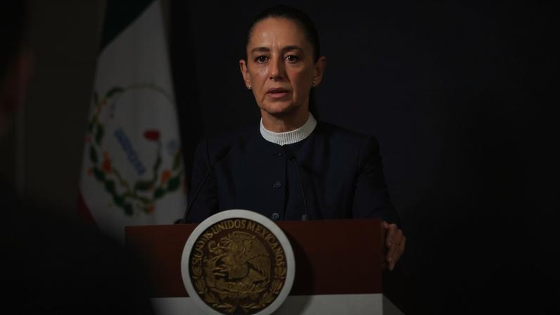 A presidente do México, Claudia Sheinbaum 3 de novembro de 2025 REUTERS/Henry Romero