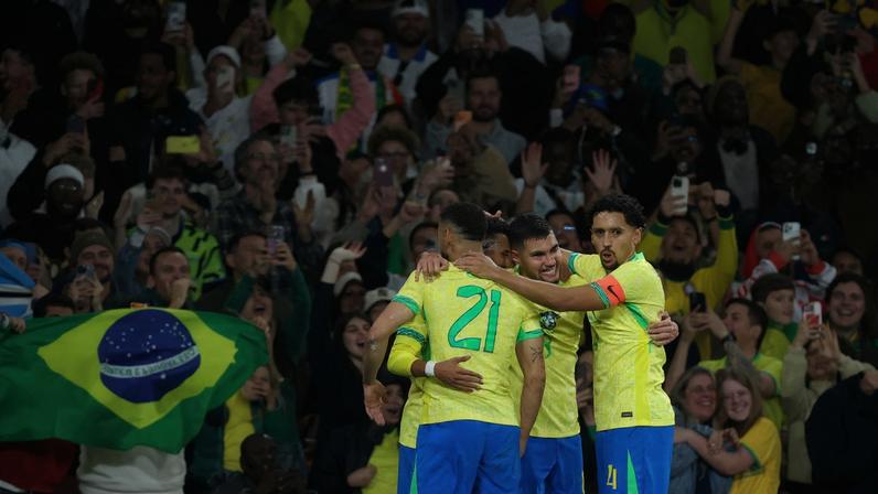 Seleção brasileira vence amistoso contra Senegal — Foto: Isabel Infantes/Reuters