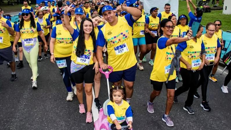 Largada da Caminhada, para todas as idades (Márcio de Miranda / Festival Vamos Passear)