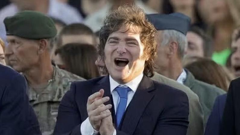 O presidente argentino Javier Milei — Foto: Francisco Loureiro/Reuters