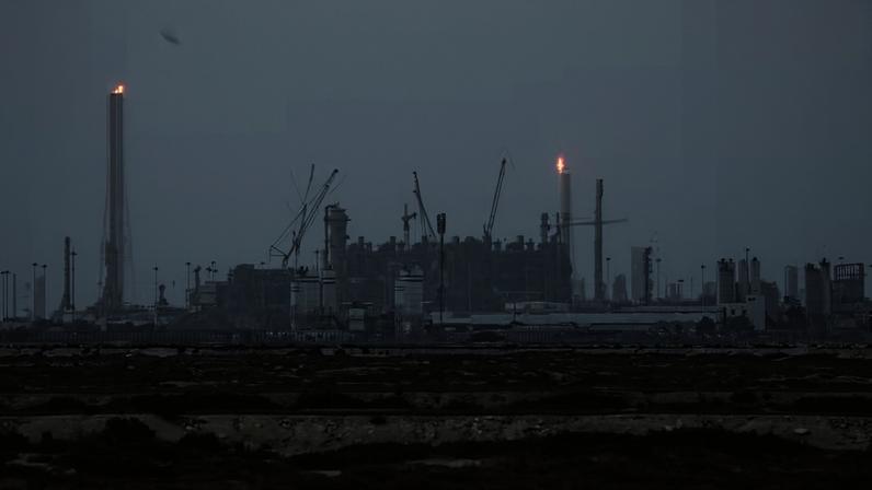 Instalações de produção de gás natural liquefeito (GNL) da Qatar Energy — Foto: Reuters