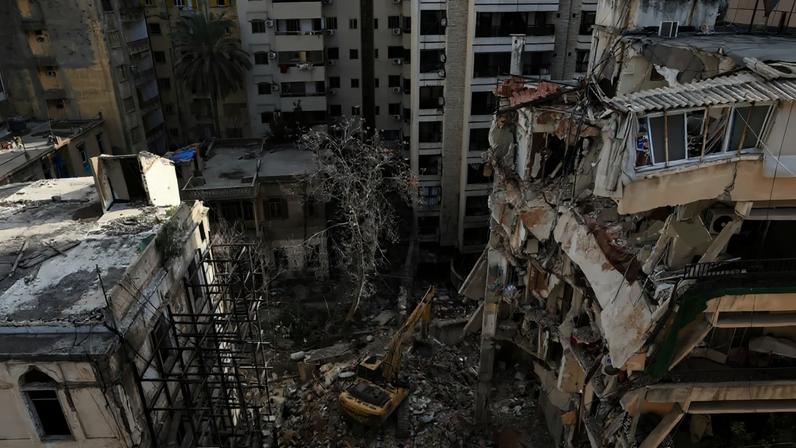 9 de abril de 2026 - Resultado de ataques israelenses em Beirute, Líbano, realizado na quarta-feira (8), após o cessar-fogo. Foto: REUTERS/Raghed Waked