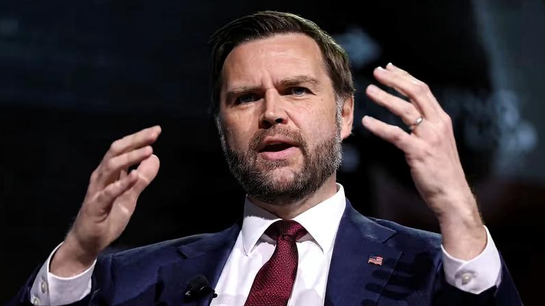 O vice-presidente dos EUA, JD Vance, participa de evento na Universidade da Geórgia, em Athens — Foto: Alyssa Pointer/Reuters