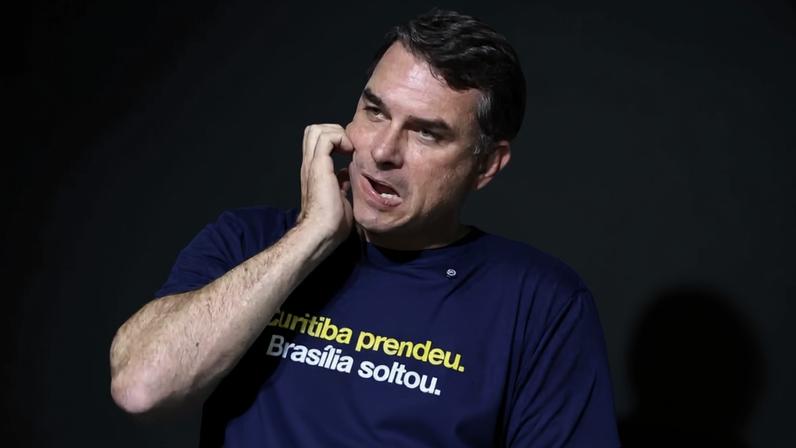 Senador Flávio Bolsonaro (PL-RJ), pré-candidato à Presidência
