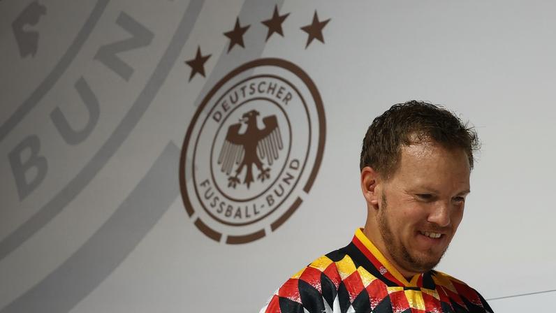 Julian Nagelsmann, técnico da seleção alemã — Foto: REUTERS/Kai Pfaffenbach