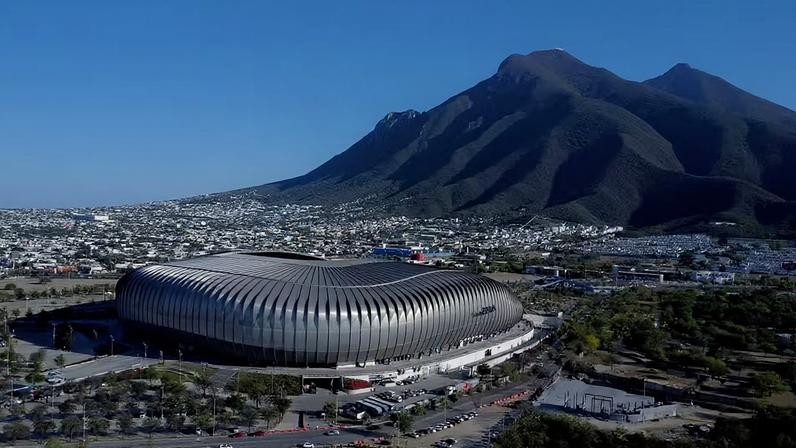 Estádio de Monterrey impressiona pela beleza natural e ações de sustentabilidade — Foto: Reuters