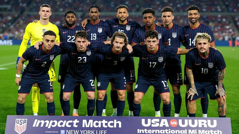 Seleção masculina de futebol dos EUA em amistoso