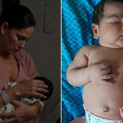 Mãe tem parto normal com bebê de mais de 5 kg em Pernambuco