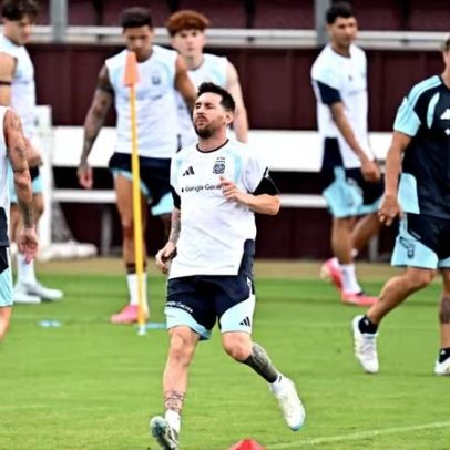 Argentina deve ter Messi titular, goleiro reserva e atacante na lateral
