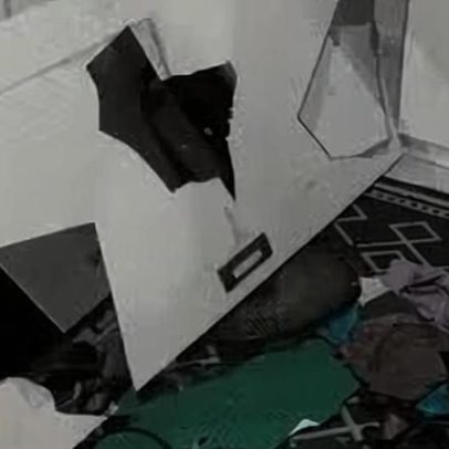 Mãe mostra casa destruída por ex que não aceita fim do relacionamento em SP