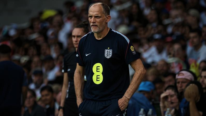 Thomas Tuchel em amistoso da Inglaterra. — Foto: IMAGN IMAGES via Reuters