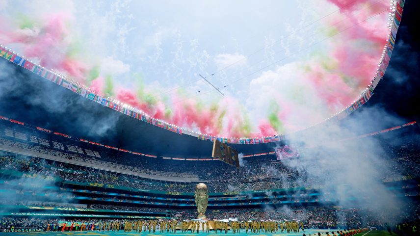 Estádio Azteca Cidade do México Abertura da Copa do Mundo de 2026 México x África do Sul — Foto: Tom Weller/picture alliance via Getty Images