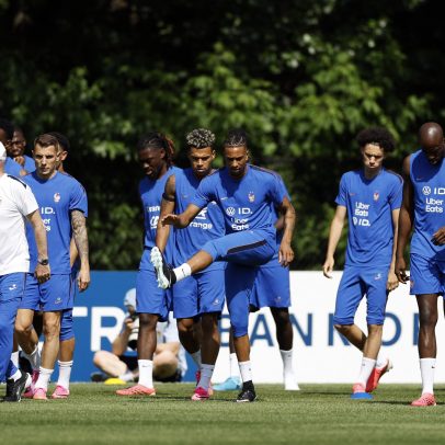 França poupa Rabiot e Saliba no primeiro treino nos EUA