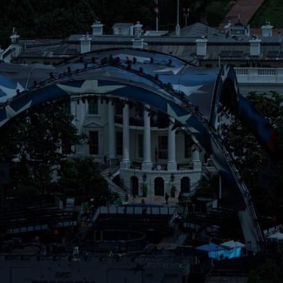 Temporada esportiva de Trump inicia com lutas de UFC no gramado da Casa Branca