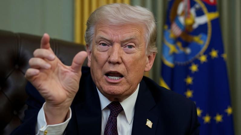 Trump afirmou estar mais perto de um acordo com o Irã — Foto: Evan Vucci/Reuters