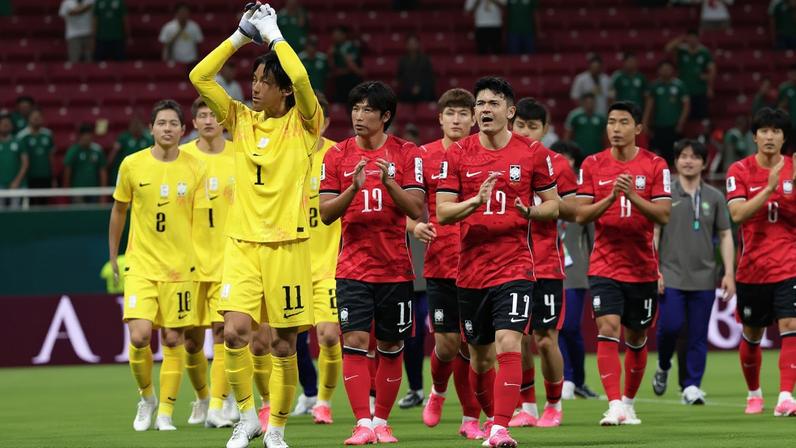 Jogadores da Coreia do Sul celebram vitória sobre República Tcheca 11 de junho de 2026 REUTERS/Amanda Perobelli