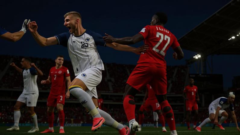 Jogadores da Bósnia tem alguns dos nomes mais difíceis de serem pronunciados. — Foto: Reuters