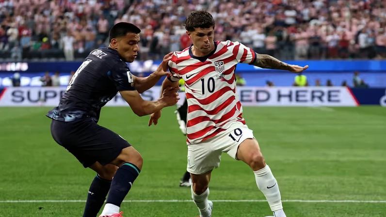 Pulisic em EUA x Paraguai — Foto: Reuters/Kiyoshi Mio