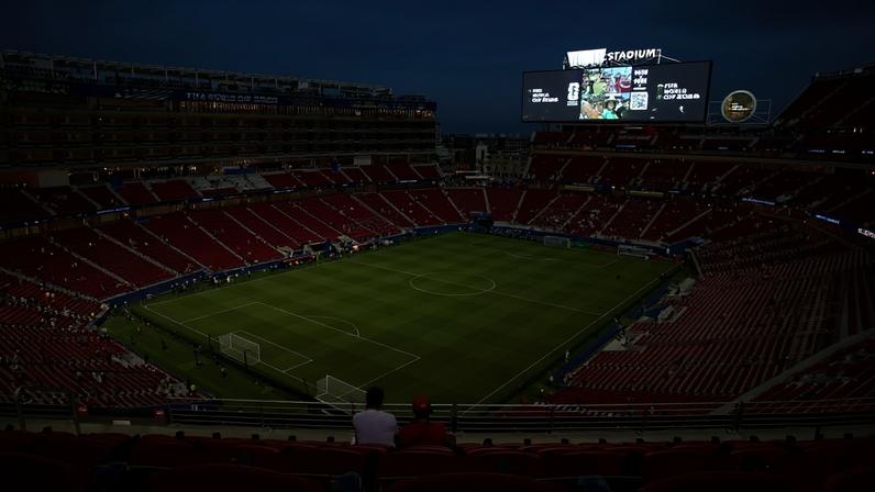 Estádio Santa Clara, palco de Áustria x Jordânia — Foto: IMAGN IMAGES via Reuters/Darren Yamashita