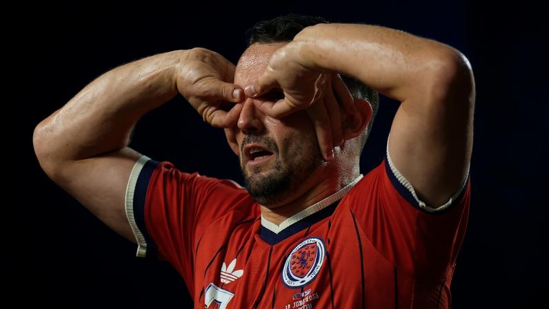 McGinn - Haiti x Escócia - Copa do Mundo — Foto: IMAGN IMAGES via Reuters