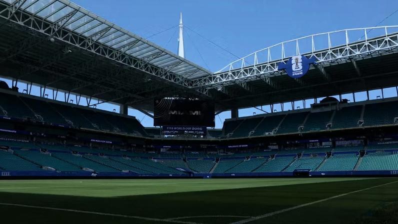 Estádio de Miami, utilizado durante a Copa do Mundo de 2026 — Foto: REUTERS/Paul Childs