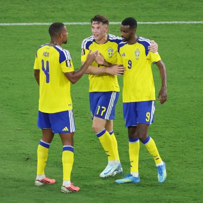 Isak, atacante da Suécia, é Craque do Cartola no dia 4 da Copa