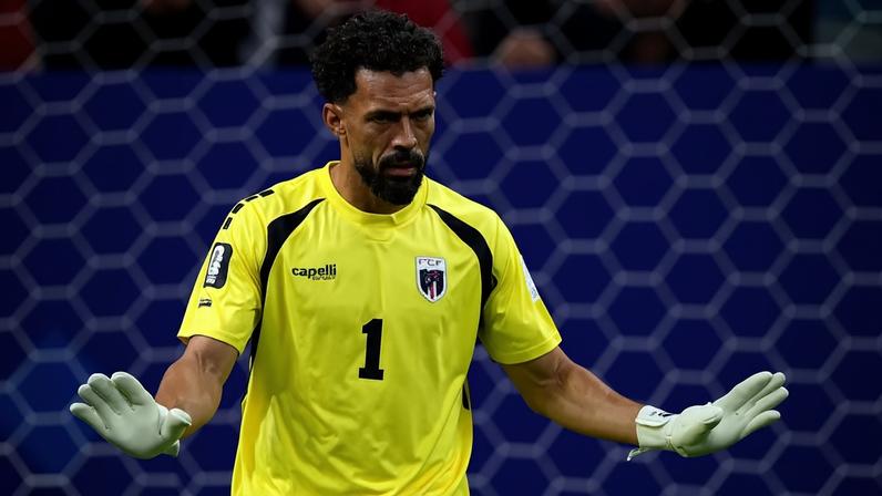 Goleiro Vozinha, de Cabo Verde — Foto: Brett Davis/IMAGN IMAGES via Reuters