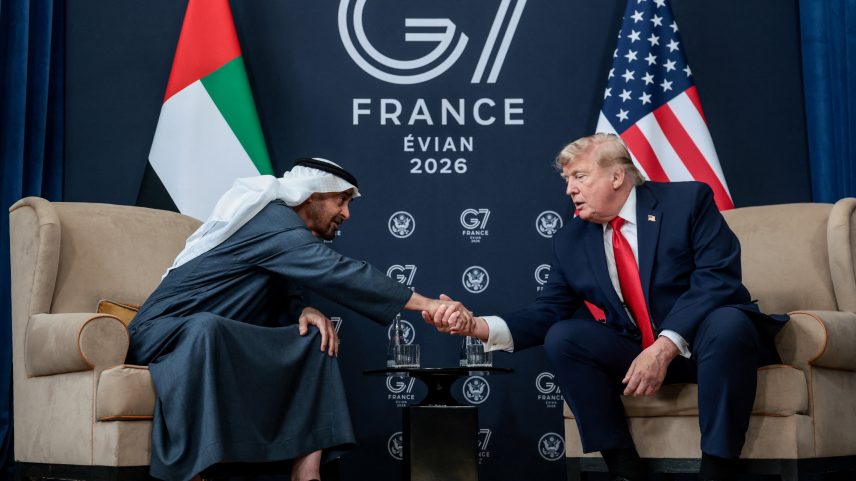 Foto: Trump durante pronunciamento sobre o Estreito de Ormuz