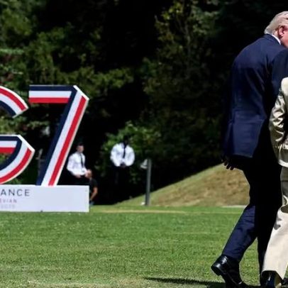 Meloni afirma que Trump inventou história de ela pedir foto