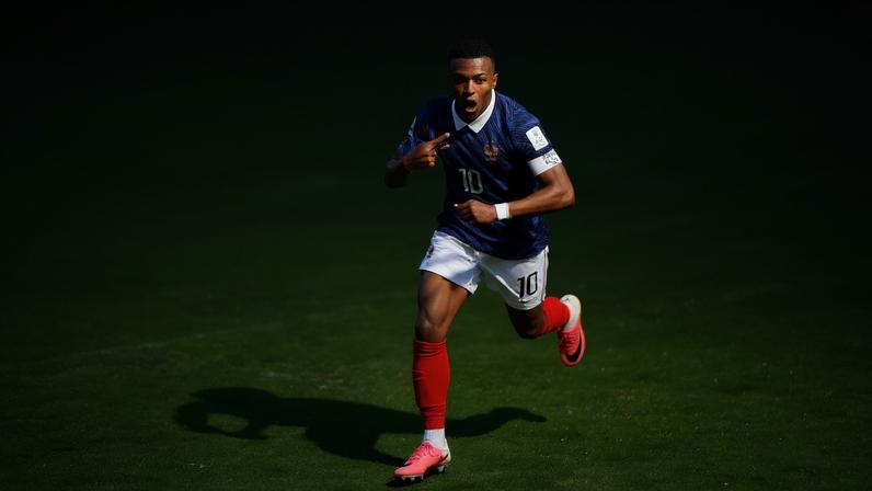 Mbappé comemora gol da França contra Senegal — Foto: REUTERS/Mike Segar TPX IMAGES OF THE DAY