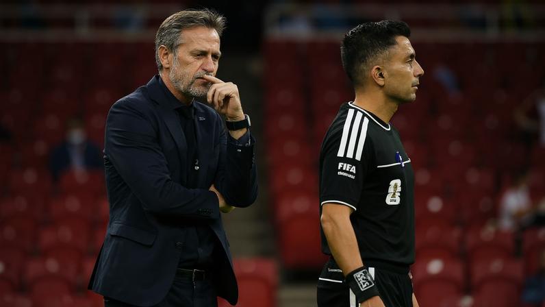 Thomas Christiansen, técnico do Panamá na Copa — Foto: REUTERS/Benoit Tessier