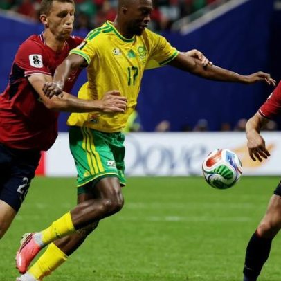 África do Sul empata com República Tcheca após gol aos 6 minutos