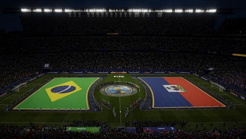 Lincoln Financial Field lotado para Brasil x Haiti — Foto: REUTERS/Jeenah Moon