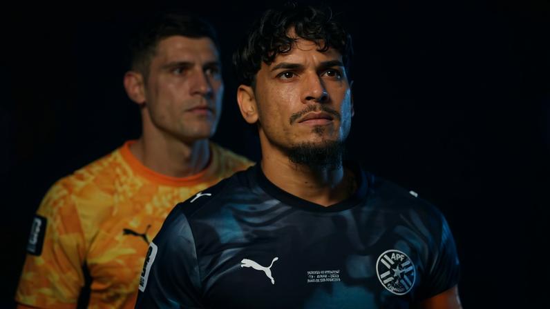 Gustavo Gómez pelo Paraguai na Copa do Mundo — Foto: Reuters/David Gonzales
