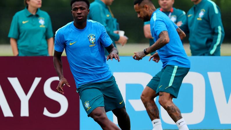 Neymar durante treinamento na Columbia Park Training Facility, Morristown, New Jersey, U.S. - June 23, 2026