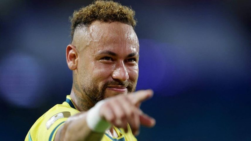Neymar played his first minutes at this World Cup in Brazil's win against Scotland
