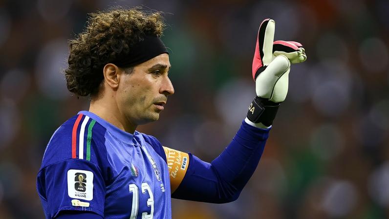 A tearful Ochoa played the final minutes of the game against Czech Republic