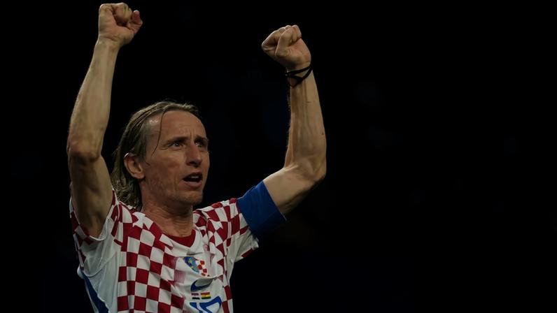 Luka Modric, da Croácia, comemora após a partida que garantiu a classificação para próxima fase da Copa do Mundo